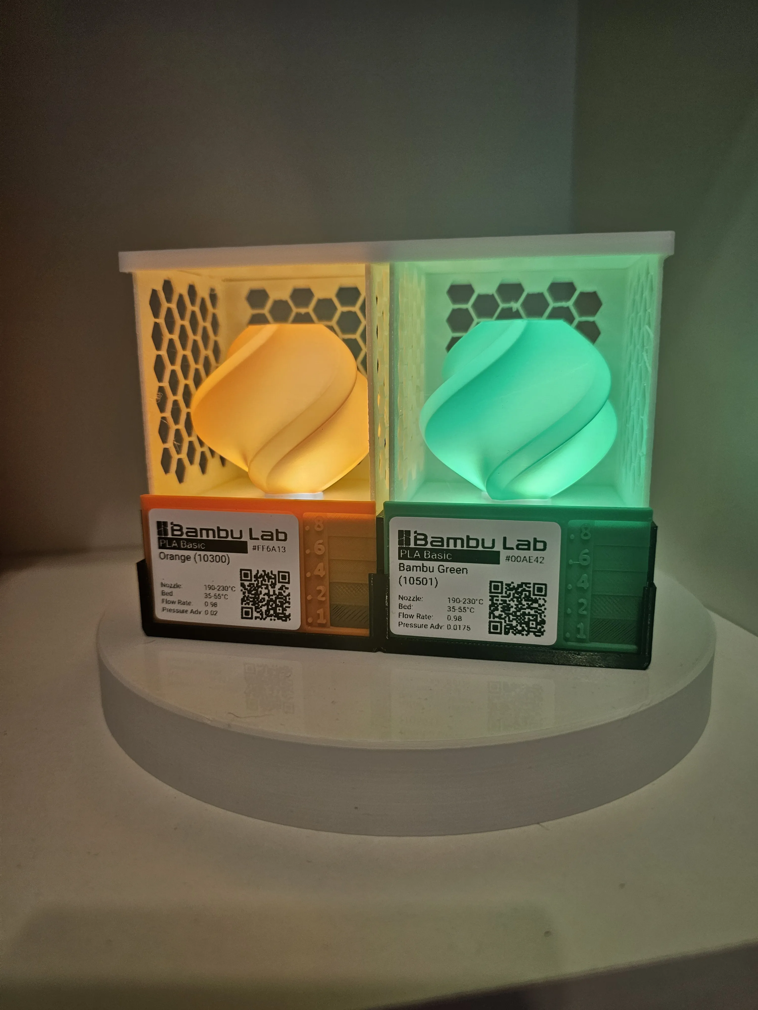 Stackable Filament Sample Display Filament Display Library Stackable & Modular - Free 3D Print Model ...