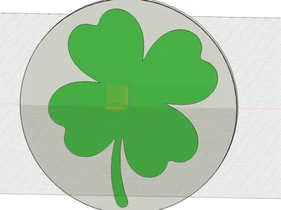 four leaf clover coaster