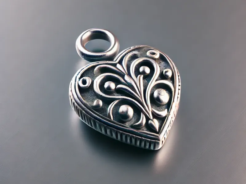 Heart-shaped pendant
