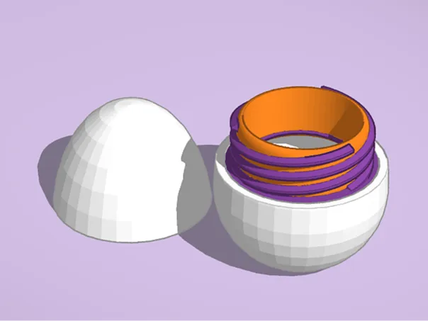 Easter Egg Threaded Printable