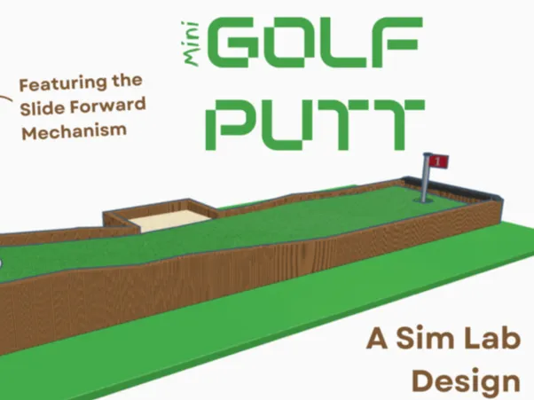Mini Golf Putt - Slide Forward Mechanism