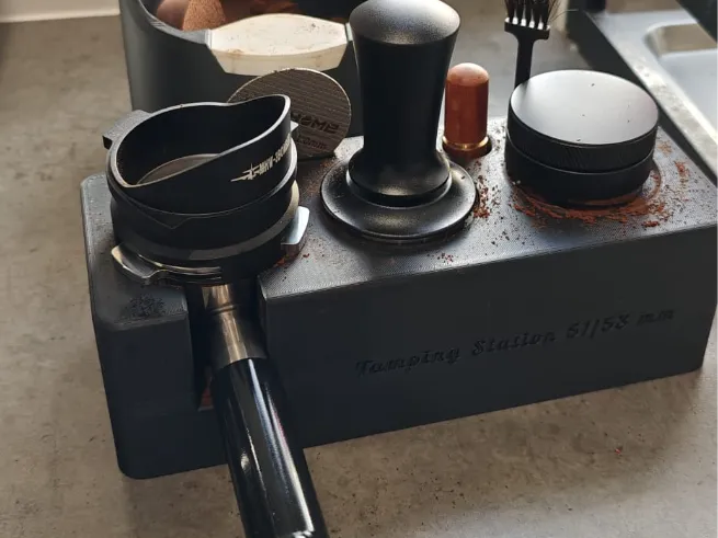 Tamping Station Design for 51/54 Portafilters