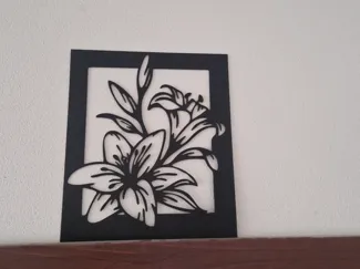 flower in frame/ obraz květiny