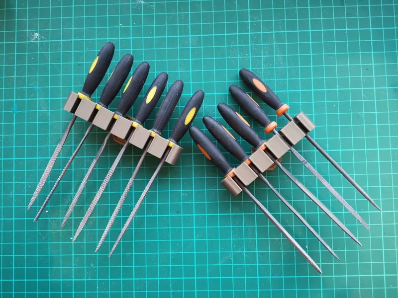 Parametric Multiboard Needle File Holder Push Fit