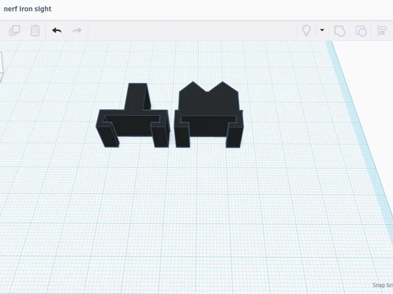 nerf iron sight fast print