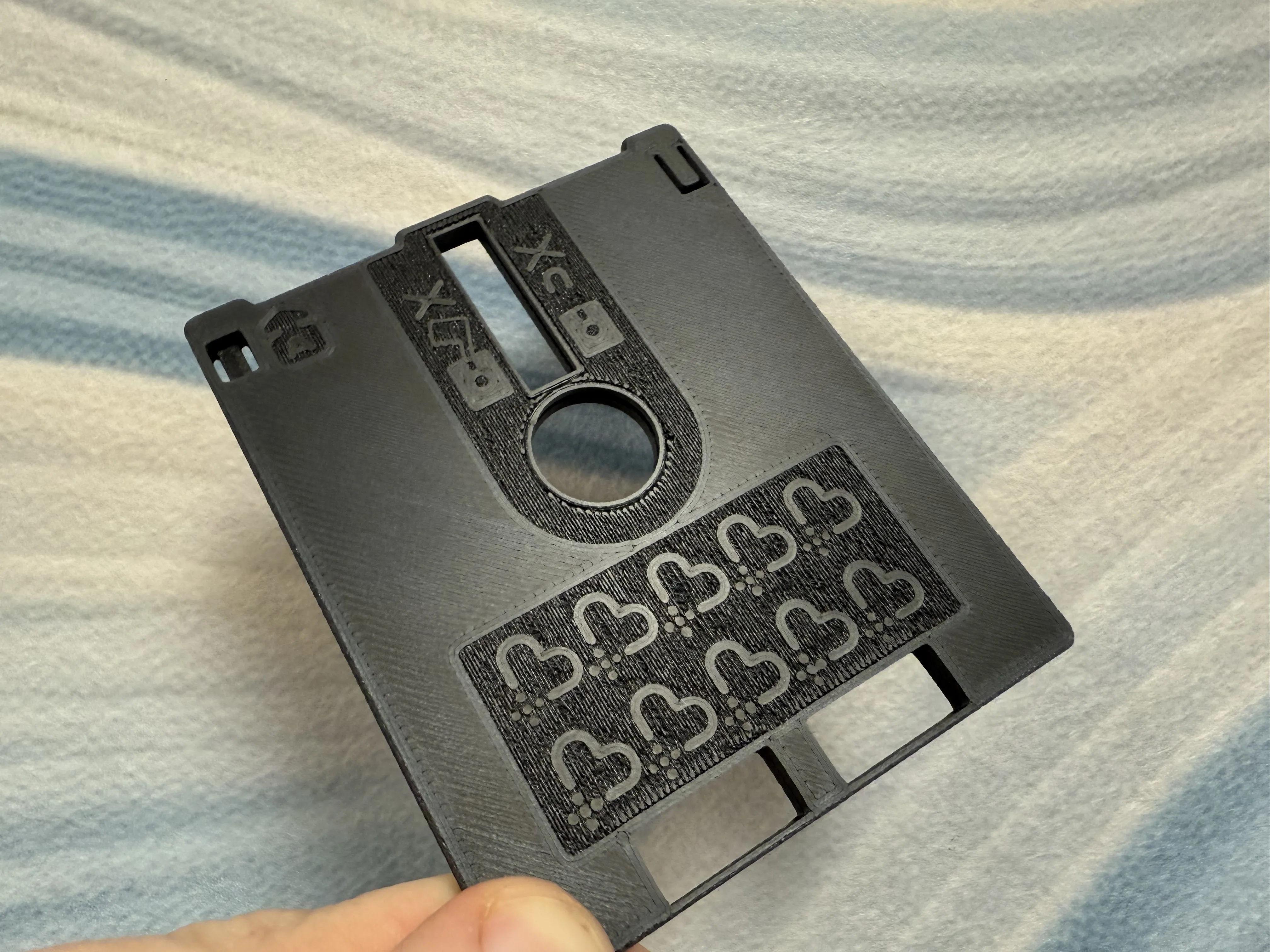 Aesthetic photo of printed model