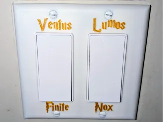 Harry Potter Decora Switch Plate Covers