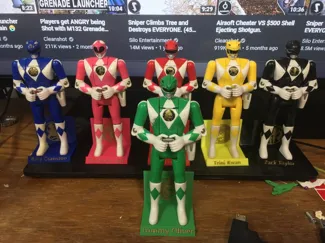 Power Rangers Flip-Head Figure Stand