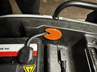 Niu moped cable hole cover