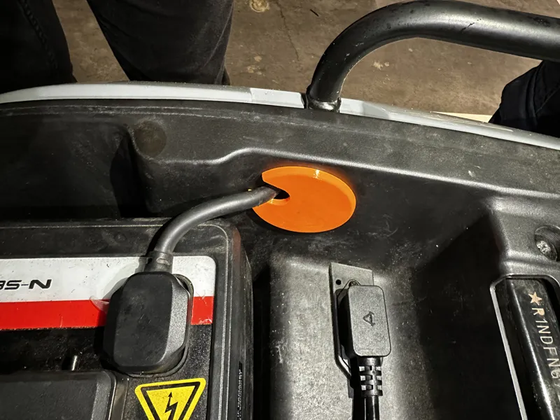 Niu moped cable hole cover
