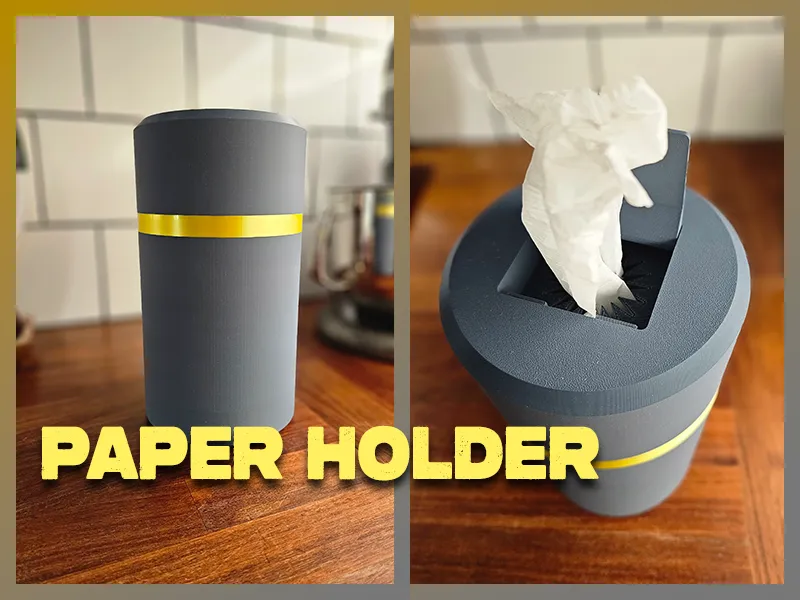 Paper Roll Holder - Center-Pull