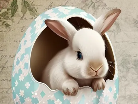 Easter bunny / Lapin de pâque