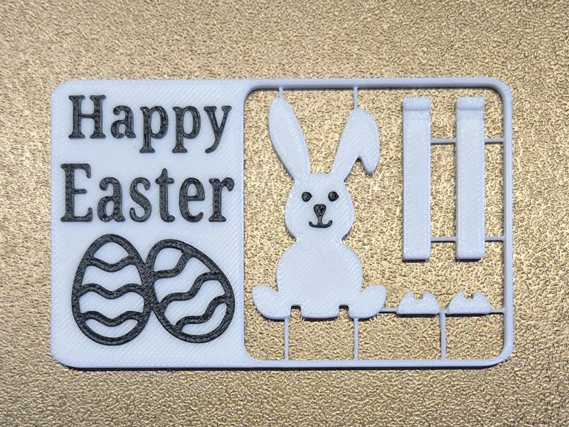 Happy Easter kit card