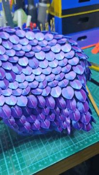 3D面料鳞片敖闰cos 