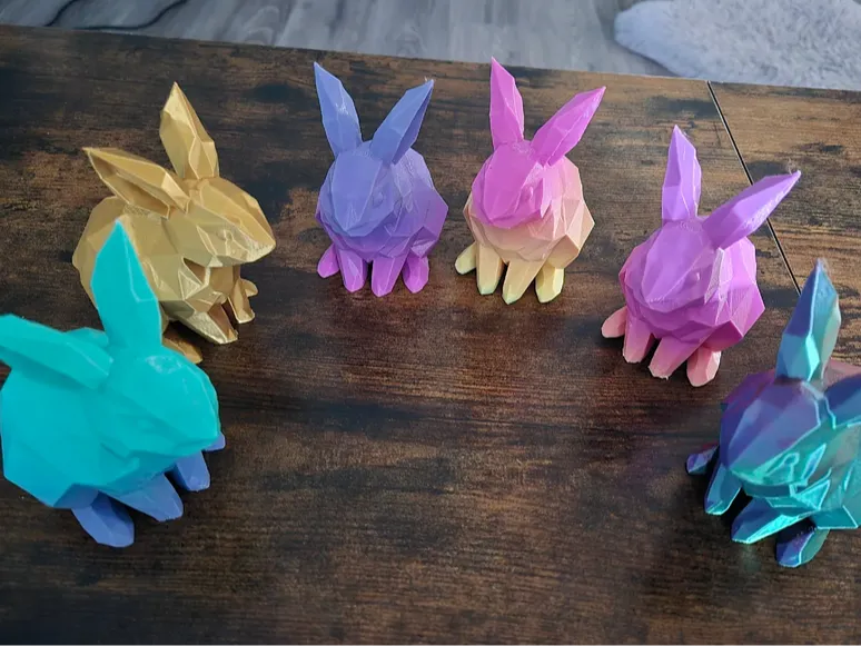 Easter bunny modern art
