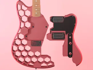 Electric Guitar with hot swappable pickups 