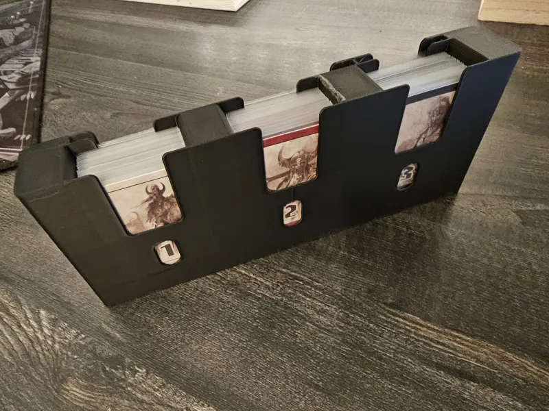 Board Game Organizer - Blood Rage - sleeved cards