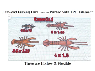 Crawdad Soft Plastic Lure 