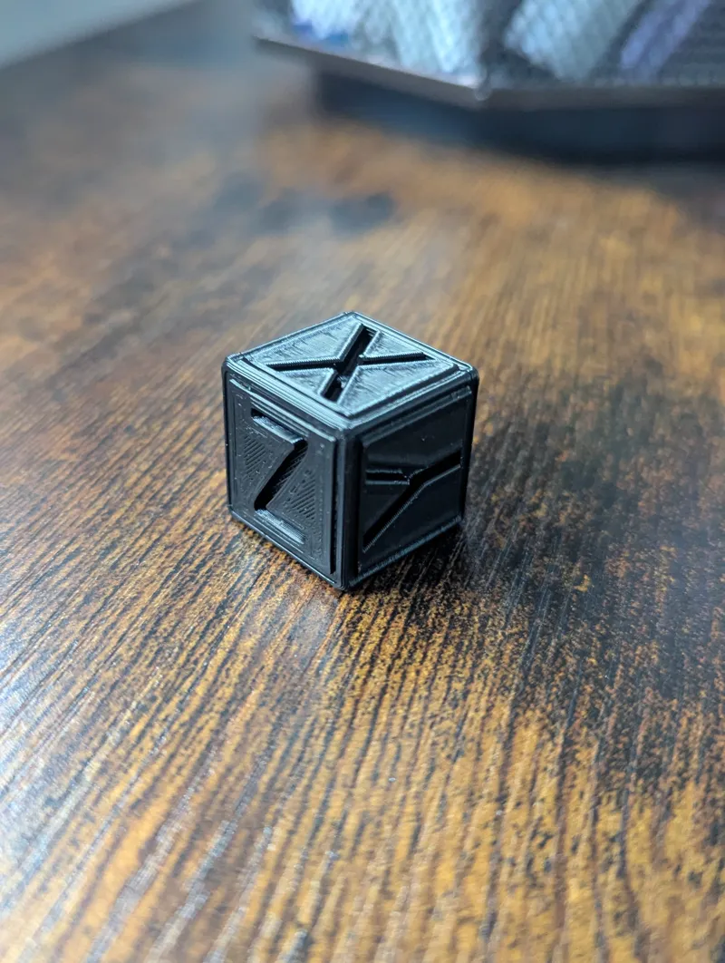 Cool Beveled Calibration Cube