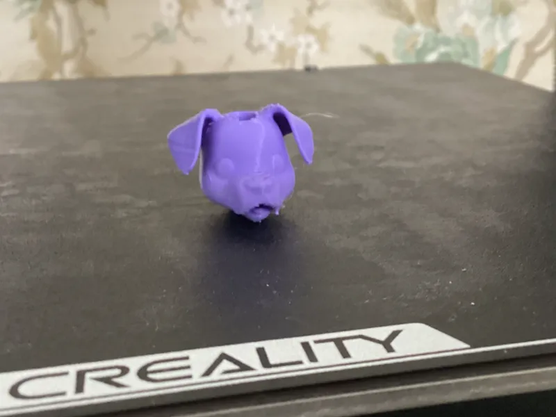 Dog head drawstring bead V2