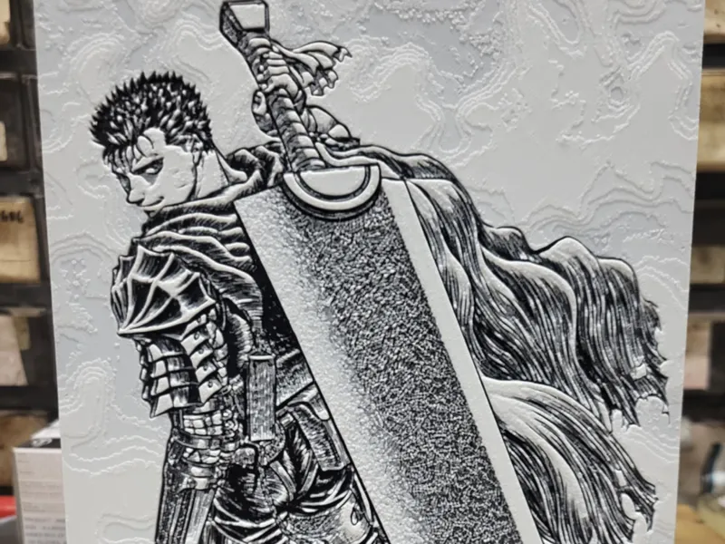 Guts Berserk Manga Panel Hueforge