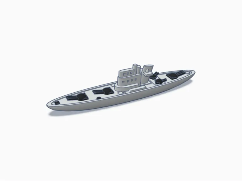 Mini Battleship Model 2