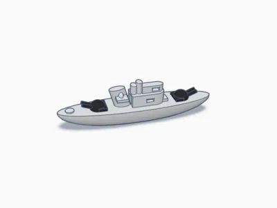 Mini Battleship Model 3