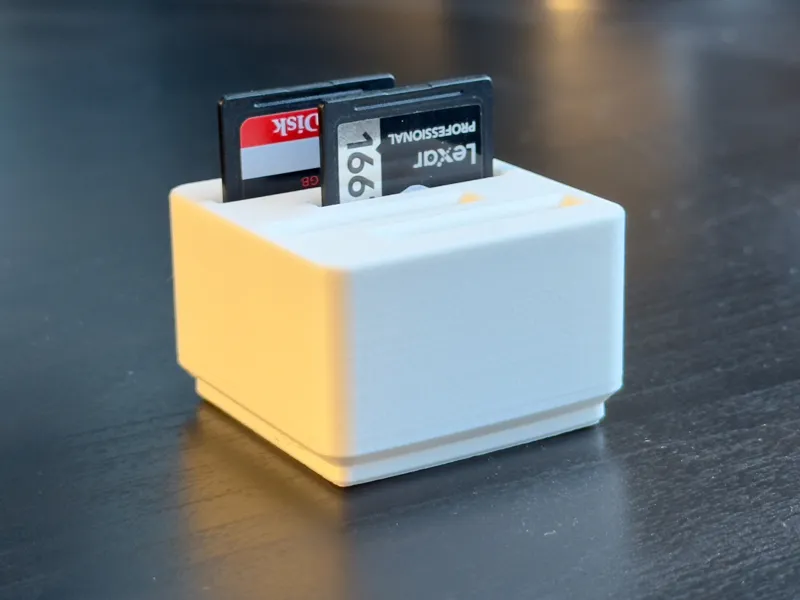 Gridfinity SD Card Holder No Lip