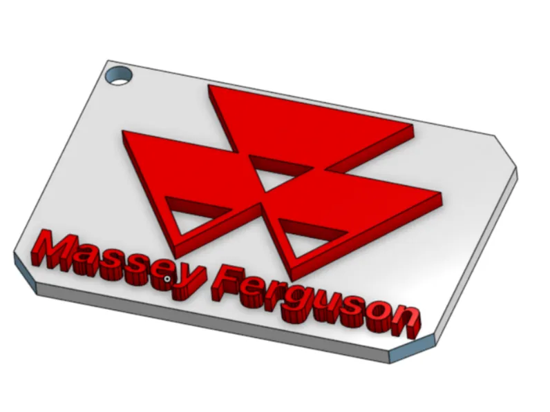 Massey Key Chain Logo