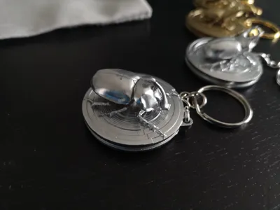 Beetle Keychain – Free STL File for 3D Printing 