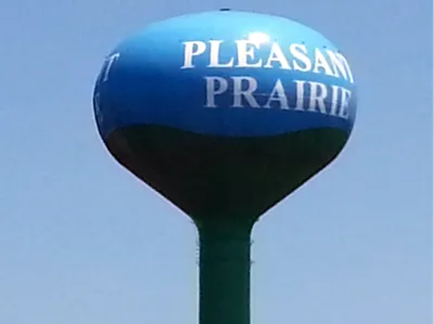 Pleasant prairie water tower