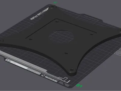 VESA 100 to VESA 200 adapter