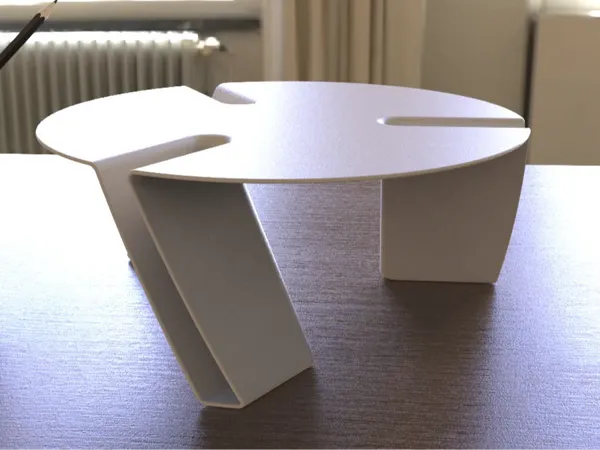 Mini table tournante de bureau