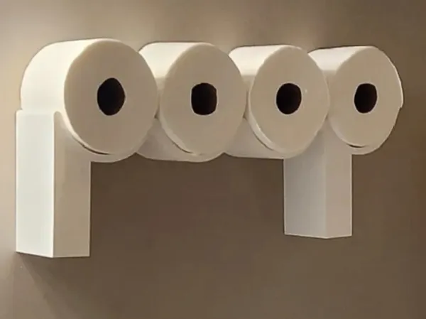 Support de papier toilette design