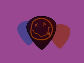 Nirvana guitar pick