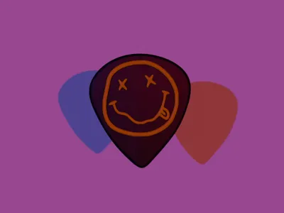 Nirvana guitar pick