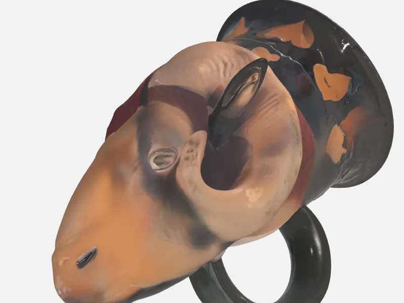 Rhyton tête de bélier