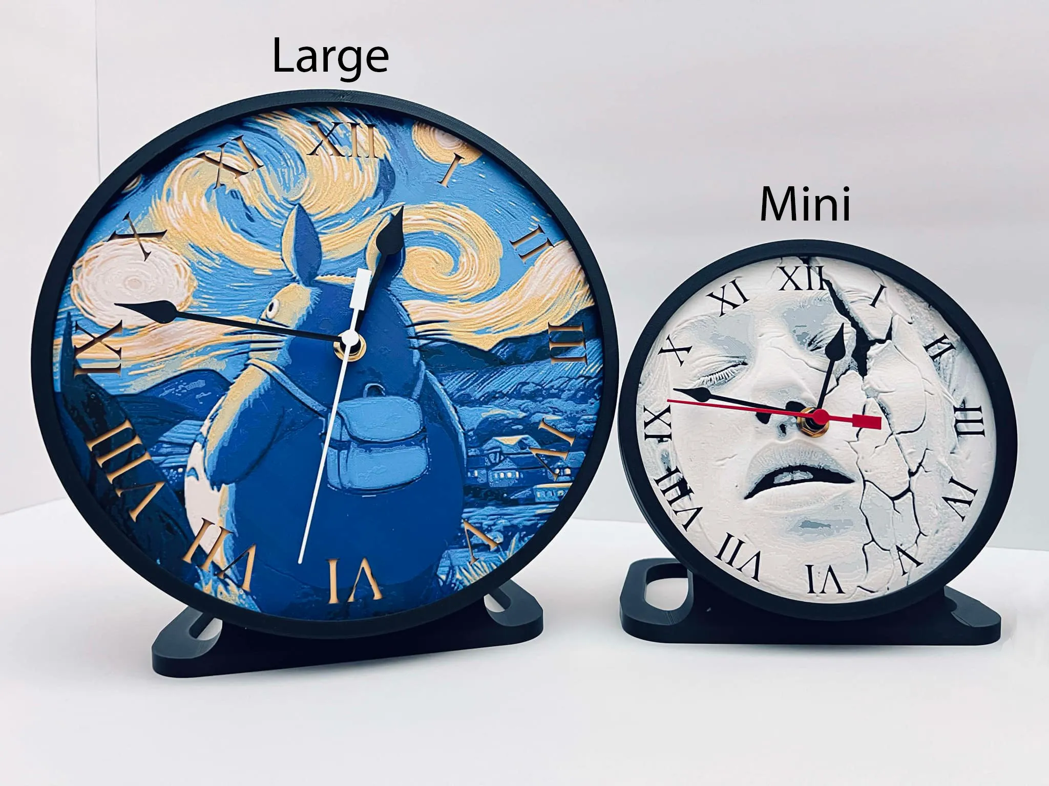 Clock Models Using Magnets Clock Mini - Customizable - Wall, Desk, or Magnets by 3djd MakerWorld ...