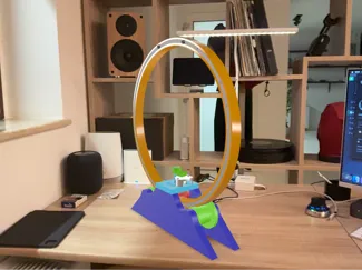 scanner 3d automatico con 2 motori