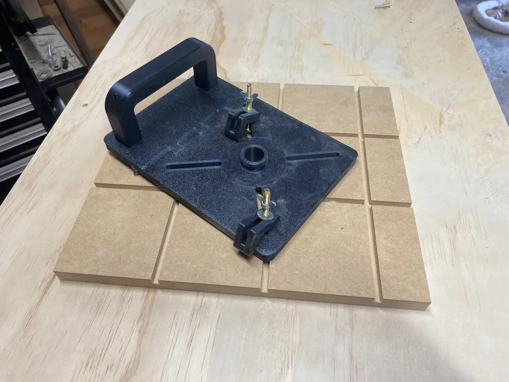 Router jig for Microjig Matchfit dovetail slots by lx