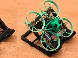 Drones Whoop adjustable launch pad print in place