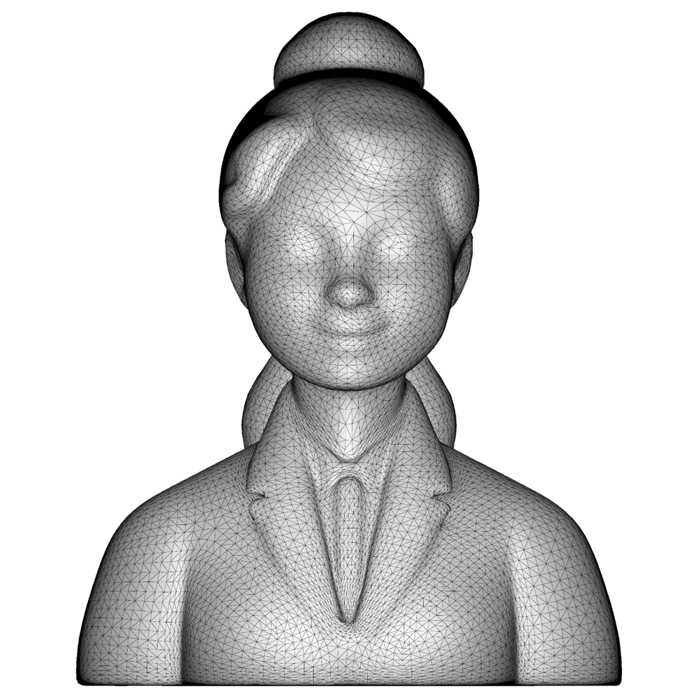 Serene Professional Bust by Factex@Lab - MakerWorld
