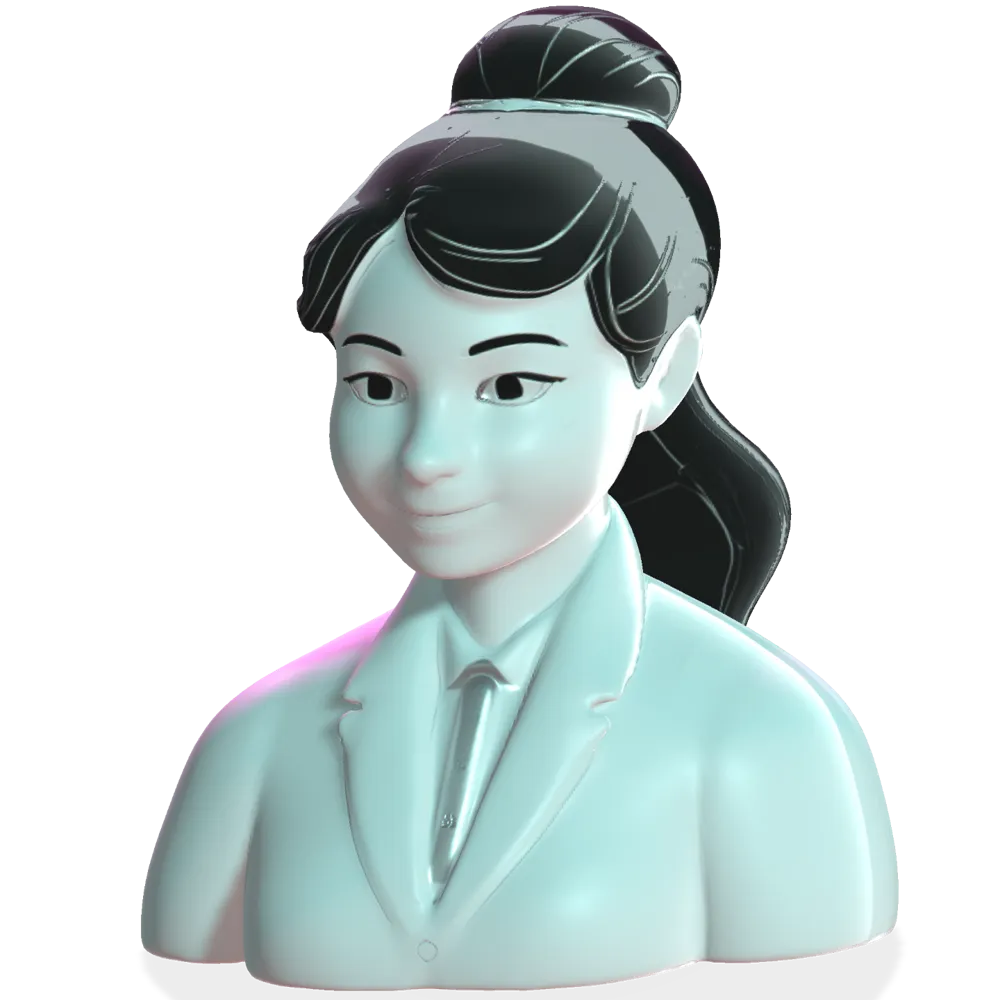Serene Professional Bust by Factex@Lab - MakerWorld