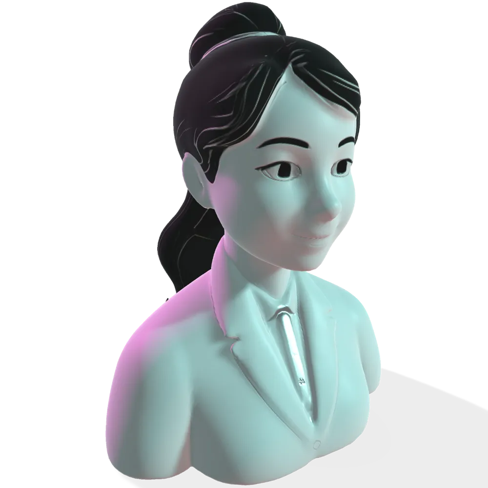 Serene Professional Bust by Factex@Lab - MakerWorld