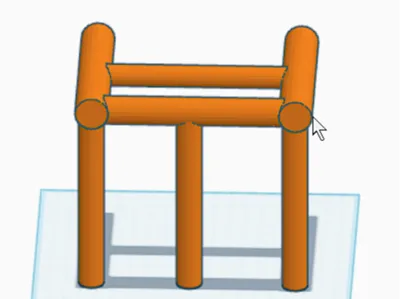 Lean-to 3D model