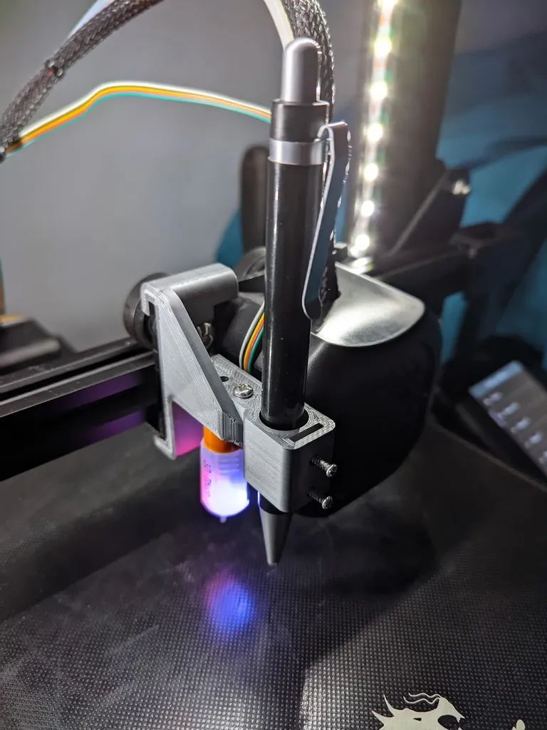 Ender 3 V2 Pen Mount for BLTouch Mount