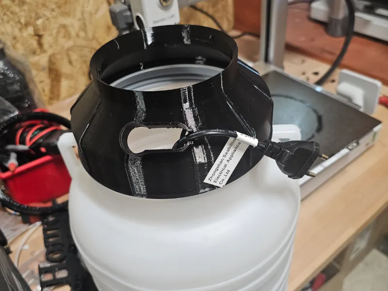 Hidropon tower 10L or 20L 160mm barrel connector