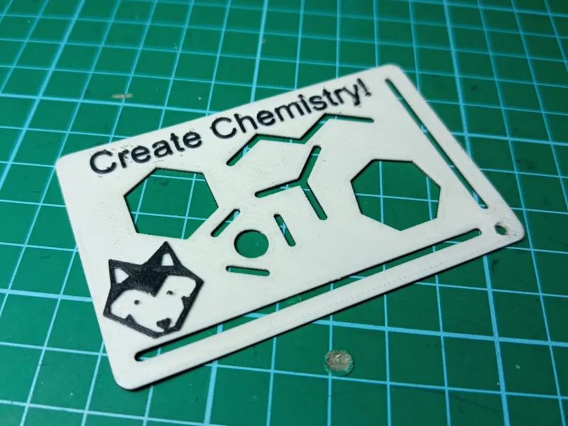 Chemistry card
