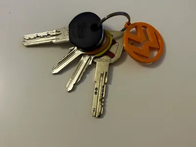 Volkswagen logo keychain