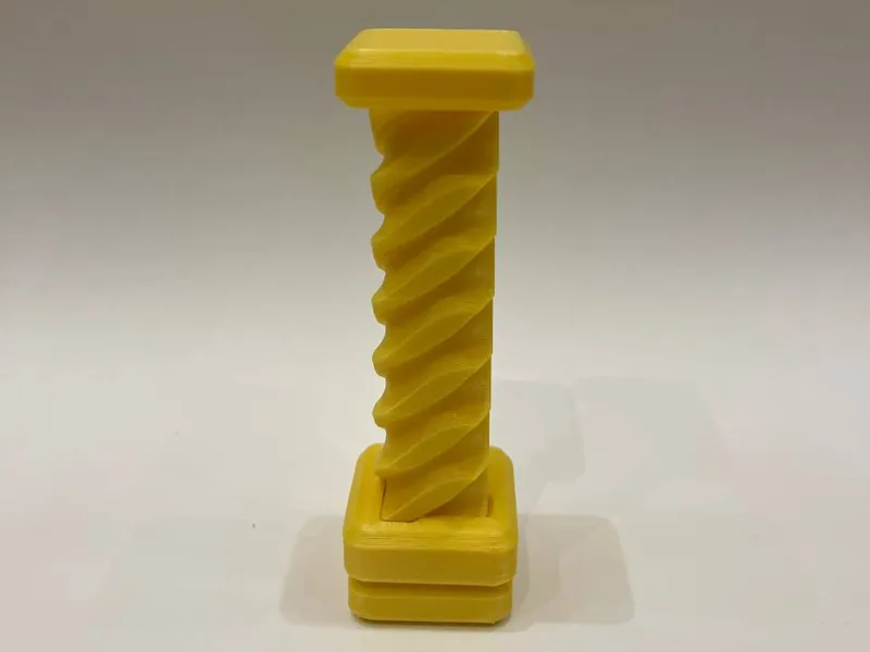 Square spiral toy